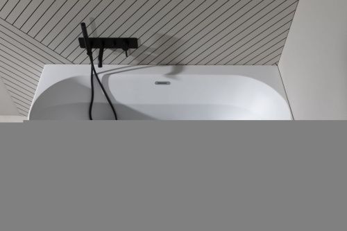 Ванна акриловая Allen Brau Priority 2.31004.21B 170х80 пристенная асимметричная - фото 2