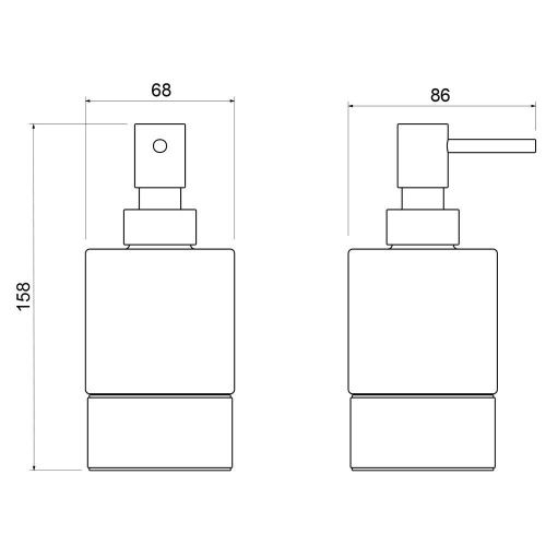 Дозатор Timo Saona 13239/00 - фото 2