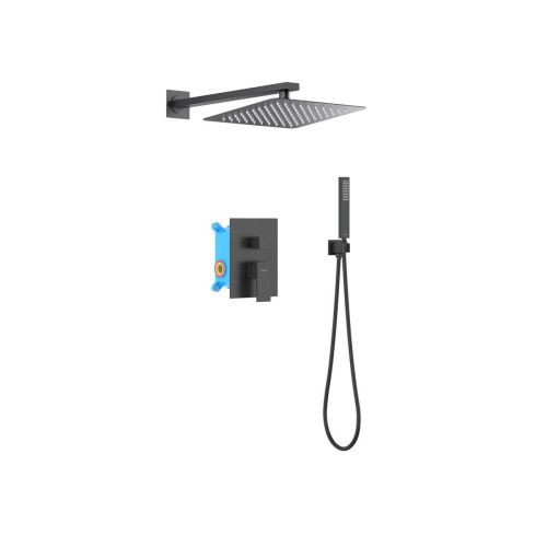 Душевая система Aquatek ЛИБРА AQ1672MB встраиваемая в стену цвет черный