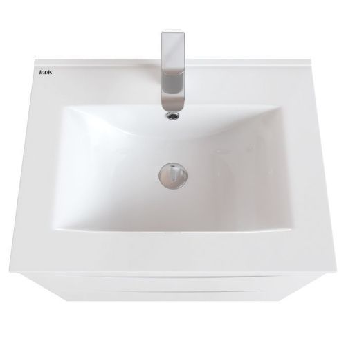 Тумба с раковиной Iddis Cloud CLO60WFi95K 60х50 напольная цвет белый - фото 2