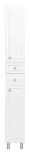 Шкаф-пенал Misty Пеналы Э-05026-01НжП 30х180 напольный цвет белый - фото 2