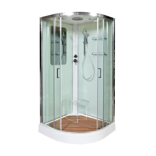 Душевая кабина AvaCan A09 90х90 четверть круга с крышей ориентация универсальная - фото 2