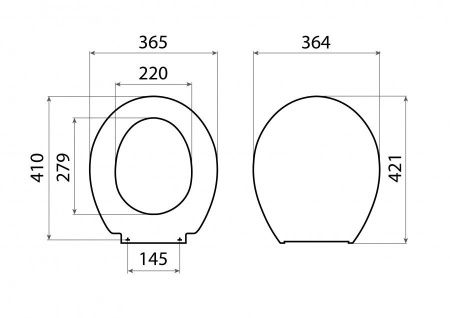 Крышка сиденье для унитаза Santek Бриз 1WH106901