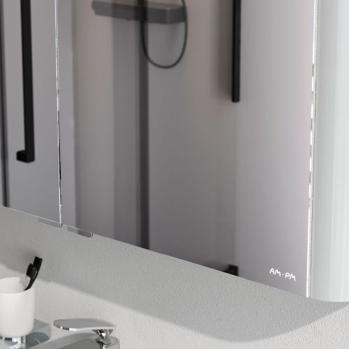 Зеркало-шкаф Am.Pm Sensation M30MCX1001WG 100х70 подвесной цвет белый - фото 5