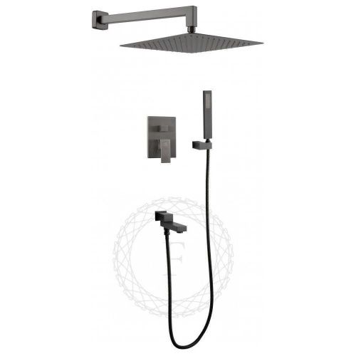 Душевая система Filarete FL1040BG встраиваемая в стену цвет серый - фото 2
