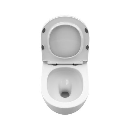 Унитаз подвесной BelBagno UNO BB5177CH-TOR/SC белый с сиденьем микролифт безободковый смыв торнадо