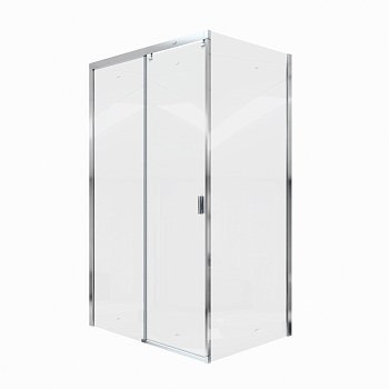 Душевой уголок Cerutti SPA MARBELLA 120 L 120х80 стекло прозрачное профиль хром без поддона