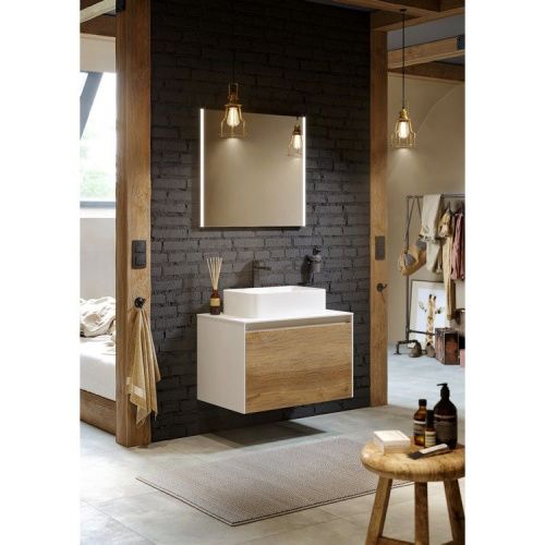 Зеркало с подсветкой Aqwella Y SM0208 80х70 подвесное - фото 2