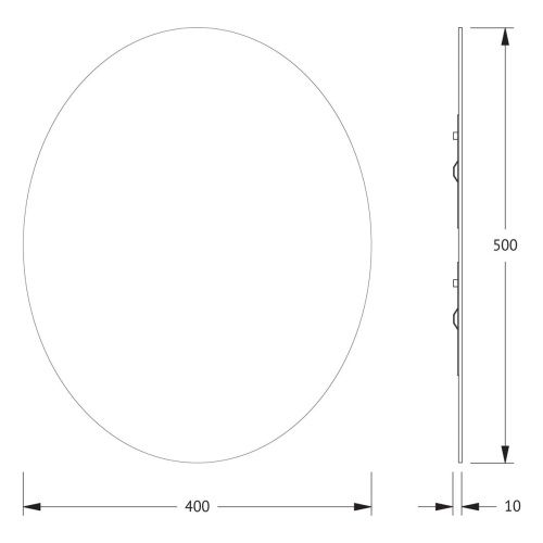 Зеркало Evoform Primary BY 0026 40х50 подвесное - фото 2