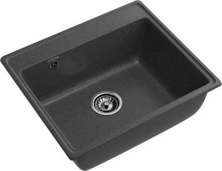 Кухонная мойка Granfest Vertex V-580 графит 60х50 цвет серый поверхность матовая