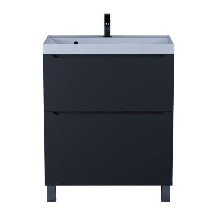 Тумба под раковину Uperwood Tanos 291120332 70х50 напольная цвет черный