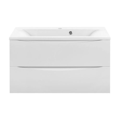 Тумба под раковину Vincea Mia VMC-2MA900GW 90х50 подвесная цвет белый/бежевый - фото 3