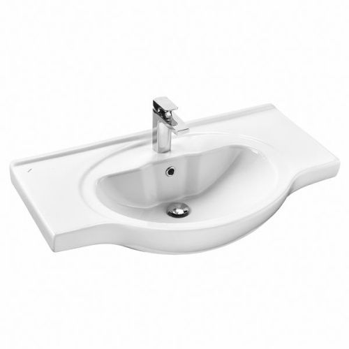 Тумба с раковиной Comforty Севилья 00-00003083CF 90х50 напольная цвет белый - фото 3