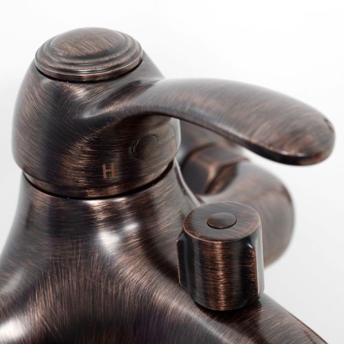 Смеситель для ванны Wasserkraft Isar 1300 1301 настенный бронза - фото 4