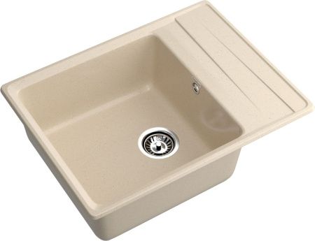 Кухонная мойка Granfest Level LV-660L кашемир 65х50 цвет бежевый поверхность матовая