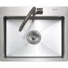 Кухонная мойка Melana ProfLine MLN-R5343H 55х45 цвет серый поверхность матовая