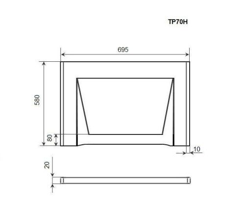 Торцевая панель Timo TP70H - фото 2