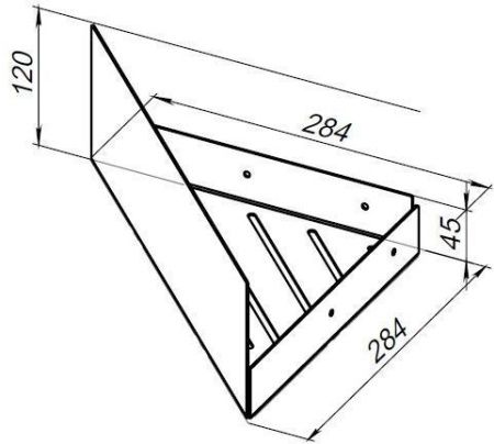 Полка в ванную комнату Aquanet Магнум 00302225