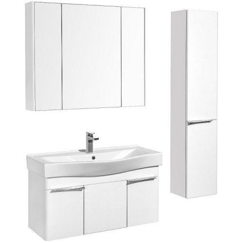 Шкаф-пенал Aquaton Беверли 1A235403BV01R 30х160 подвесной цвет белый - фото 3