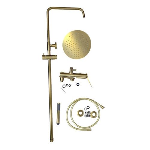 Душевая стойка Esko ST1425SHAGold настенная цвет золото - фото 4