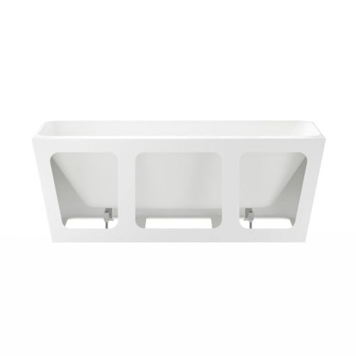 Ванна акриловая Wellsee Bromance 231601000 170х80 пристенная прямоугольная с ножками - фото 3