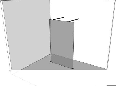 Душевая перегородка Allen Brau Infinity 3.21059.60 160х200 стекло прозрачное профиль медь