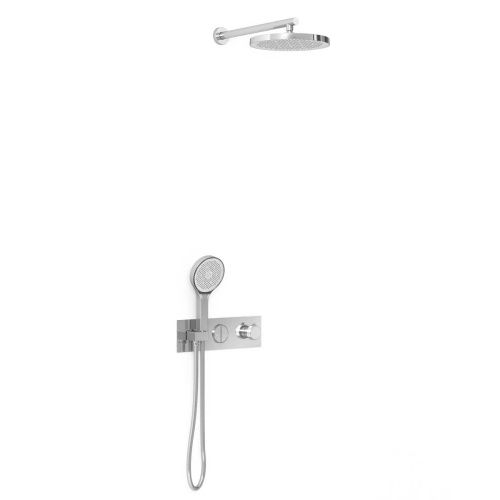 Душевая система Vincea VSFW-422T2CH встраиваемая в стену цвет хром с термостатом - фото 2