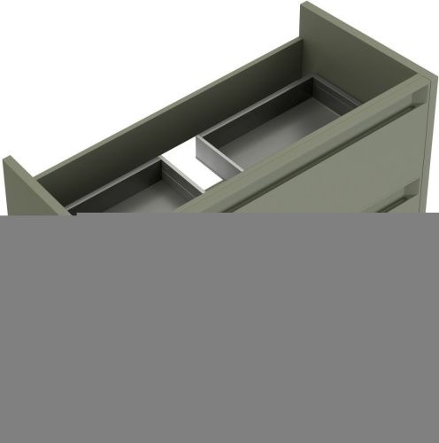 Тумба под раковину Allen Brau Fantasy 2.0 1.11001.CGM 2.0 80х50 подвесная цвет зеленый - фото 5