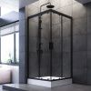 Душевой уголок Am.Pm Gem W90G-403-090BT 90х90 стекло прозрачное профиль черный без поддона