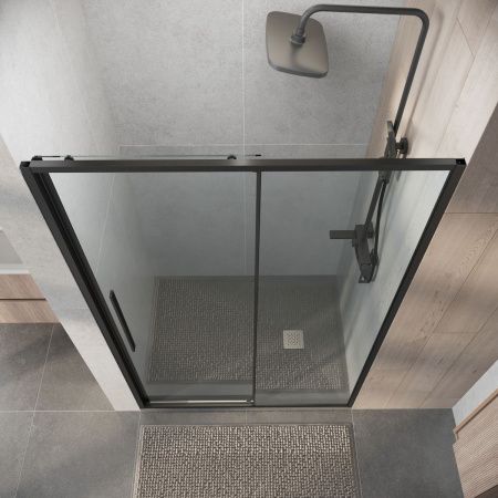 Душевая дверь Niagara Nova NG-34-11AGR 110х195 стекло прозрачное профиль графит