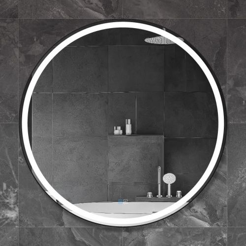 Зеркало с подсветкой Cezares CADRO CZR-SPC-CADRO-900-LED-TCH-WARM 90х90 подвесное - фото 3