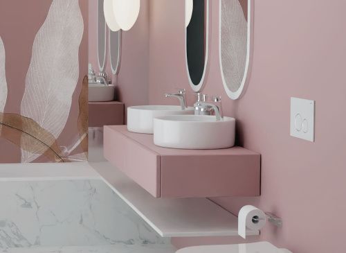 Раковина из сантехнического фарфора Aquatek ЕВРОПА AQ5212-00 40х40 накладная цвет белый 1 отверстие под смеситель - фото 5