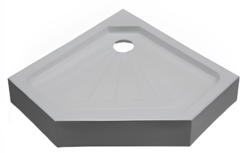 Душевой поддон Cerutti SPA P91C 90х90 ABS-пластик белый с ножками - фото 4