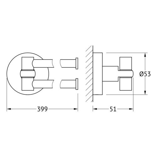 Полотенцедержатель Artwelle Harmonie HAR 023 - фото 2