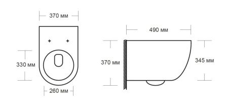 Унитаз подвесной MILLEAU MYL038BMAW VORTEX MYL038BMAW белый с сиденьем микролифт безободковый каскадный смыв