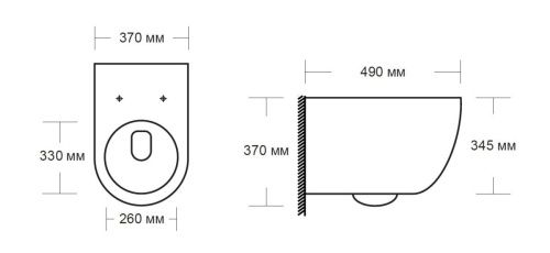 Унитаз подвесной MILLEAU MYL038BMAW VORTEX MYL038BMAW белый с сиденьем микролифт безободковый каскадный смыв - фото 2