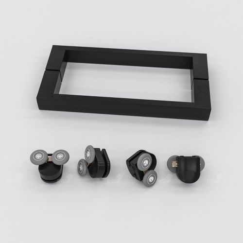 Душевая дверь RGW Classic 32091415-14 150х185 стекло прозрачное профиль черный - фото 4