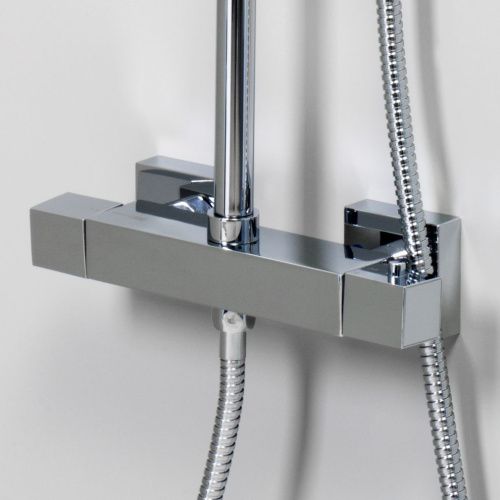Душевая стойка Wasserkraft A15502 настенная цвет хром с термостатом - фото 2