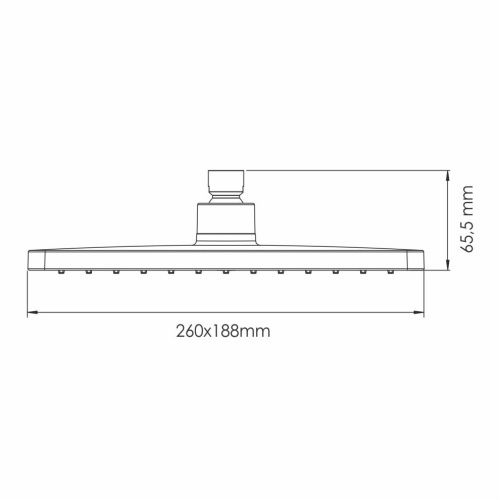 Верхний душ Wasserkraft A340 черный - фото 2