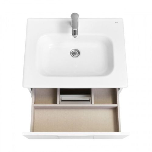 Тумба под раковину Roca Victoria A857468806 60х50 подвесная цвет белый - фото 4