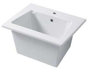 Раковина керамическая Disegno Ceramica Landscape MX06050101 60х50 накладная цвет белый