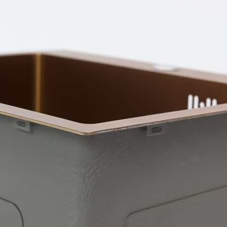 Кухонная мойка Melana ProfLine D5343HC бронза 55х45 цвет бронза поверхность полированная