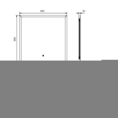 Тумба с раковиной Comforty Джанкой 00-00017878CF 90х50 подвесная цвет серый - фото 2