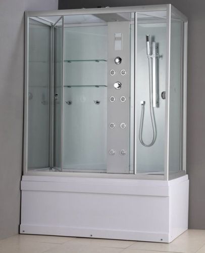 Душевой бокс Timo Lux TL-1506 167х90 прямоугольная с крышей - фото 3