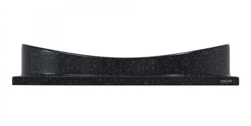 Раковина из искусственного камня СанТа 900144 70х50 подвесная цвет черный - фото 4