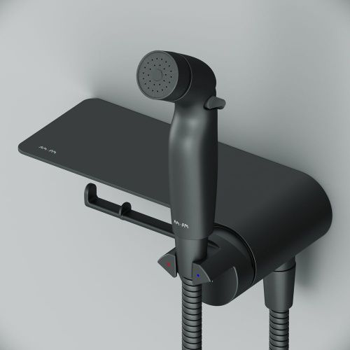 Гигиенический душ со смесителем Am.Pm Func F0H8F922 черный - фото 4