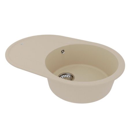 Кухонная мойка LeMark Lacha 760 9910056 75х50 цвет бежевый поверхность матовая