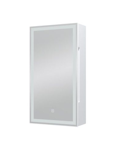 Зеркало-шкаф Continent Allure МВК055 40х70 подвесной цвет белый - фото 3