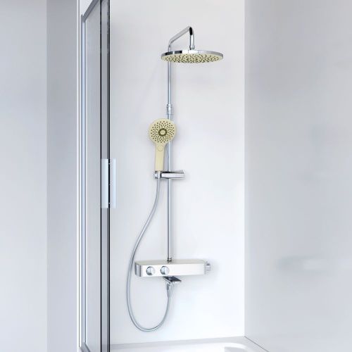 Комплект акриловой ванны с душевой системой со шторкой и аксессуарами Am.Pm Inspire V2.0 WK52EB 180х80 пристенная прямоугольная с каркасом - фото 5