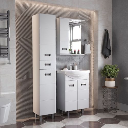 Зеркало-шкаф Onika Балтика 205815 60х70 подвесной цвет белый - фото 4